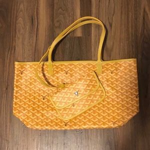 Faux Goyard Tote